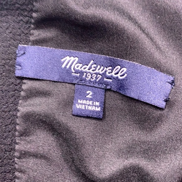 Madewell Little black a line sleeveless tea dress women’s 2 small chic - Picture 5 of 6